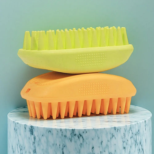 Ergonomic Silicone Grooming Brush
